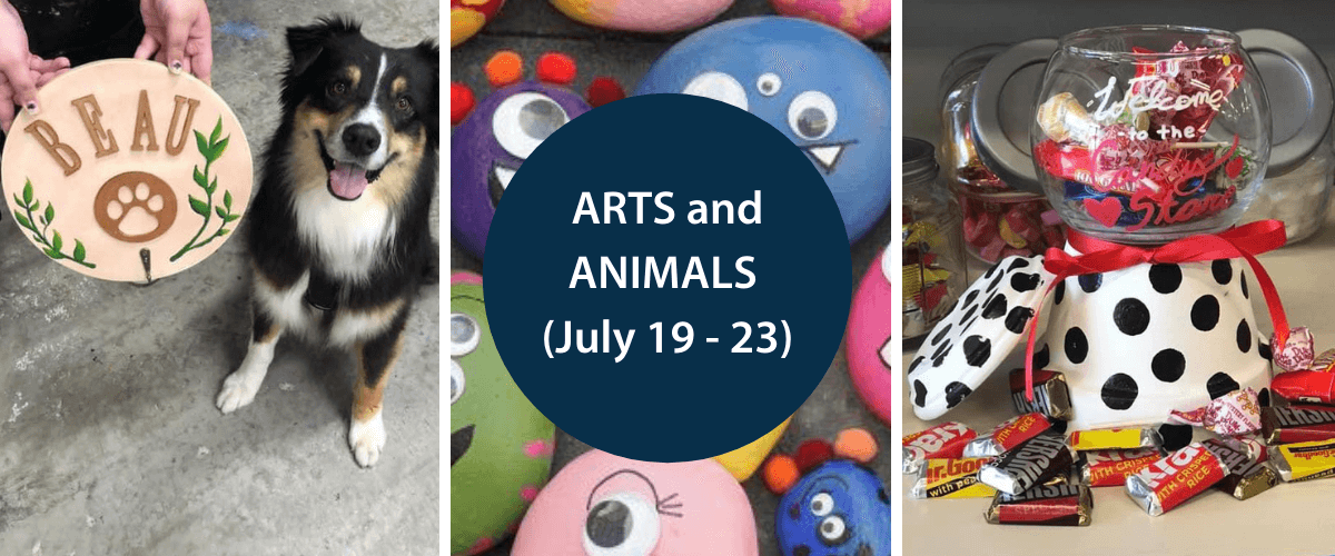 Maker's Summer Camp Week 4 (July 19 - 23):  Arts and Animals!