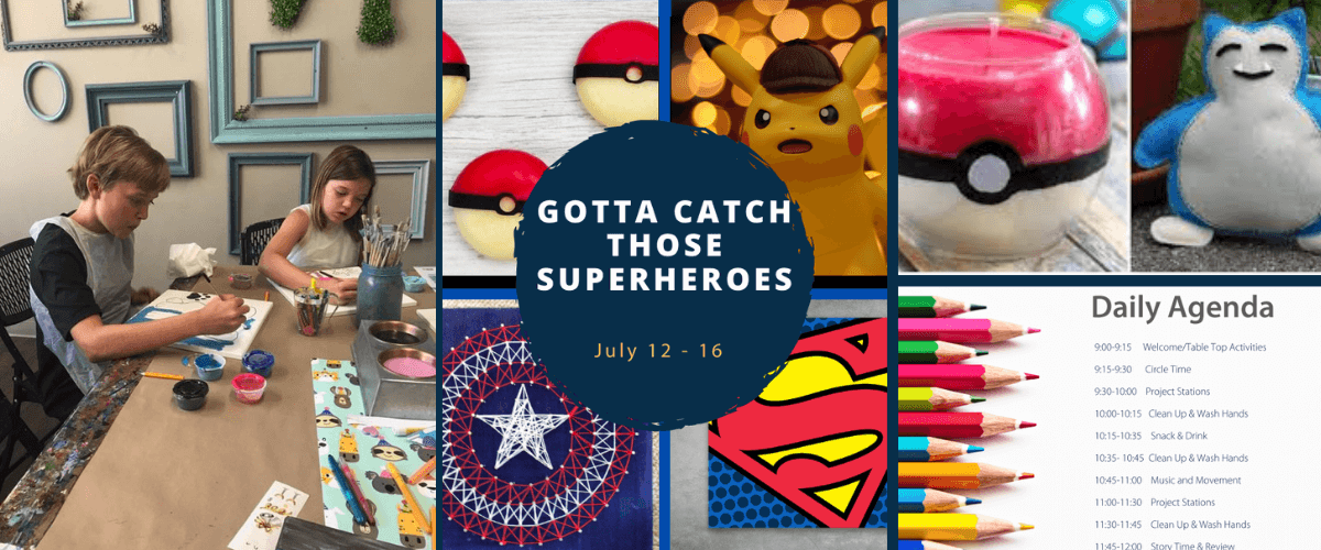 Maker's Summer Camp Week 3 (July 12 - 16):  Gotta Catch Those Superheroes