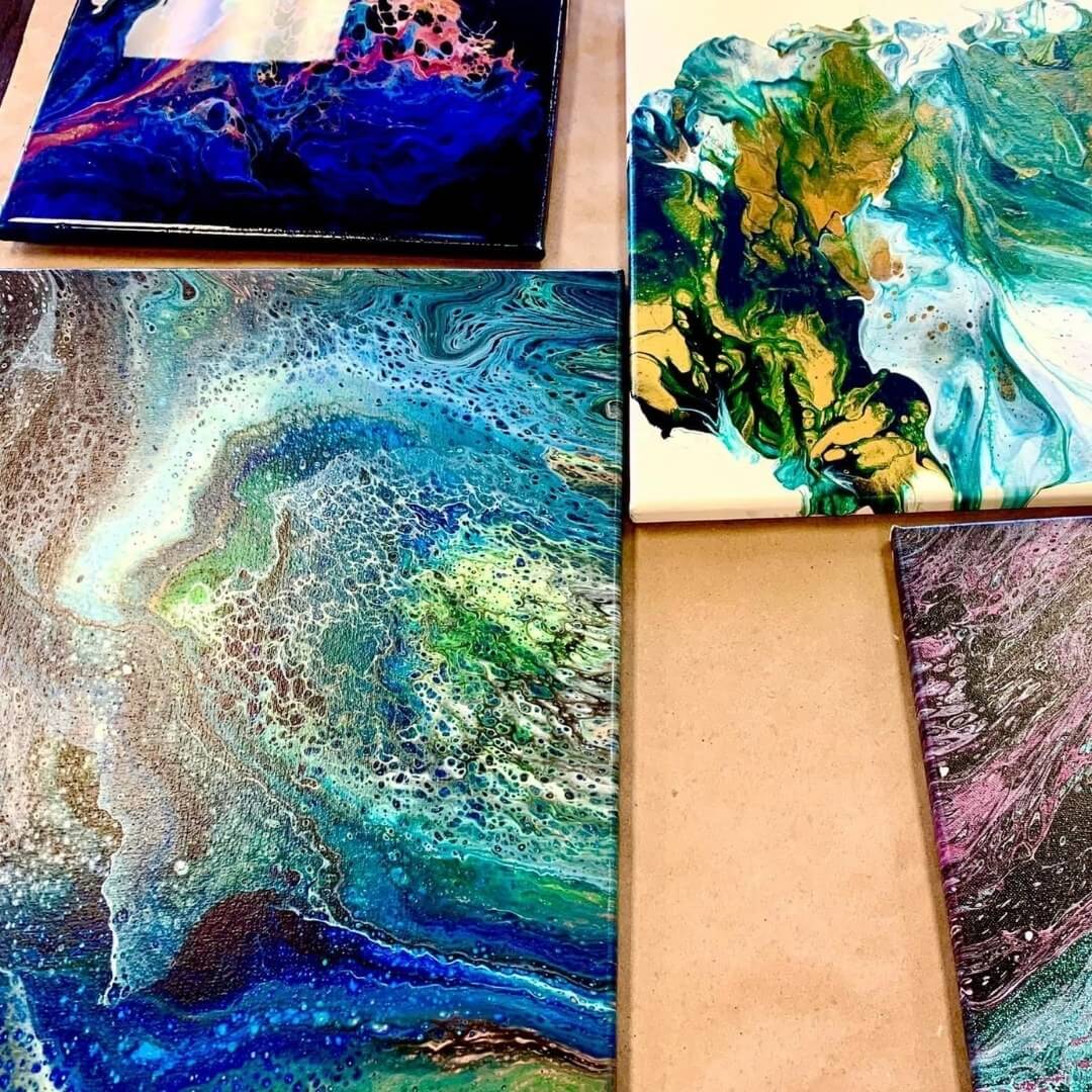 Kid's Acrylic Pour Workshop - Saturday, May 3rd