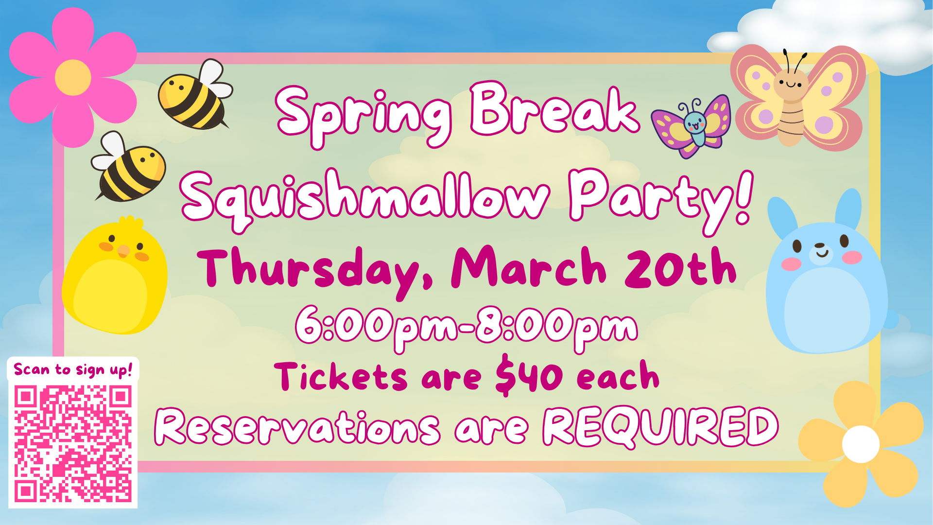 Spring Break Squishmallow Party!