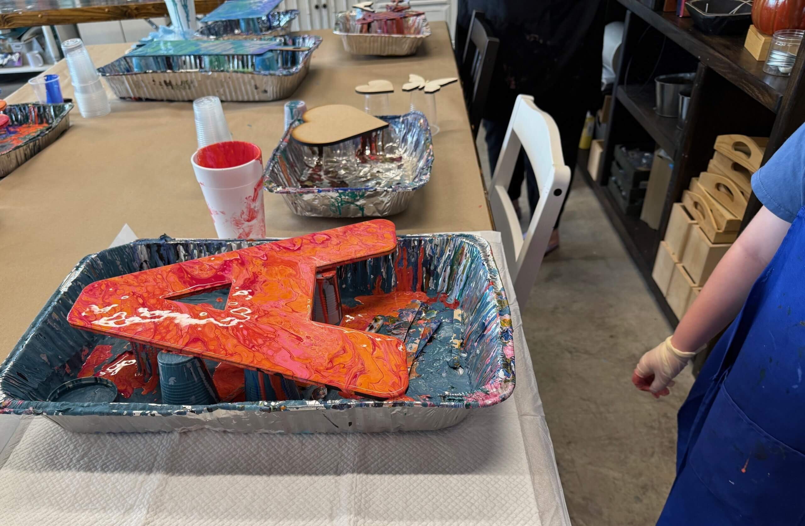 Kid's Acrylic Pour Workshop - Saturday, June 14th