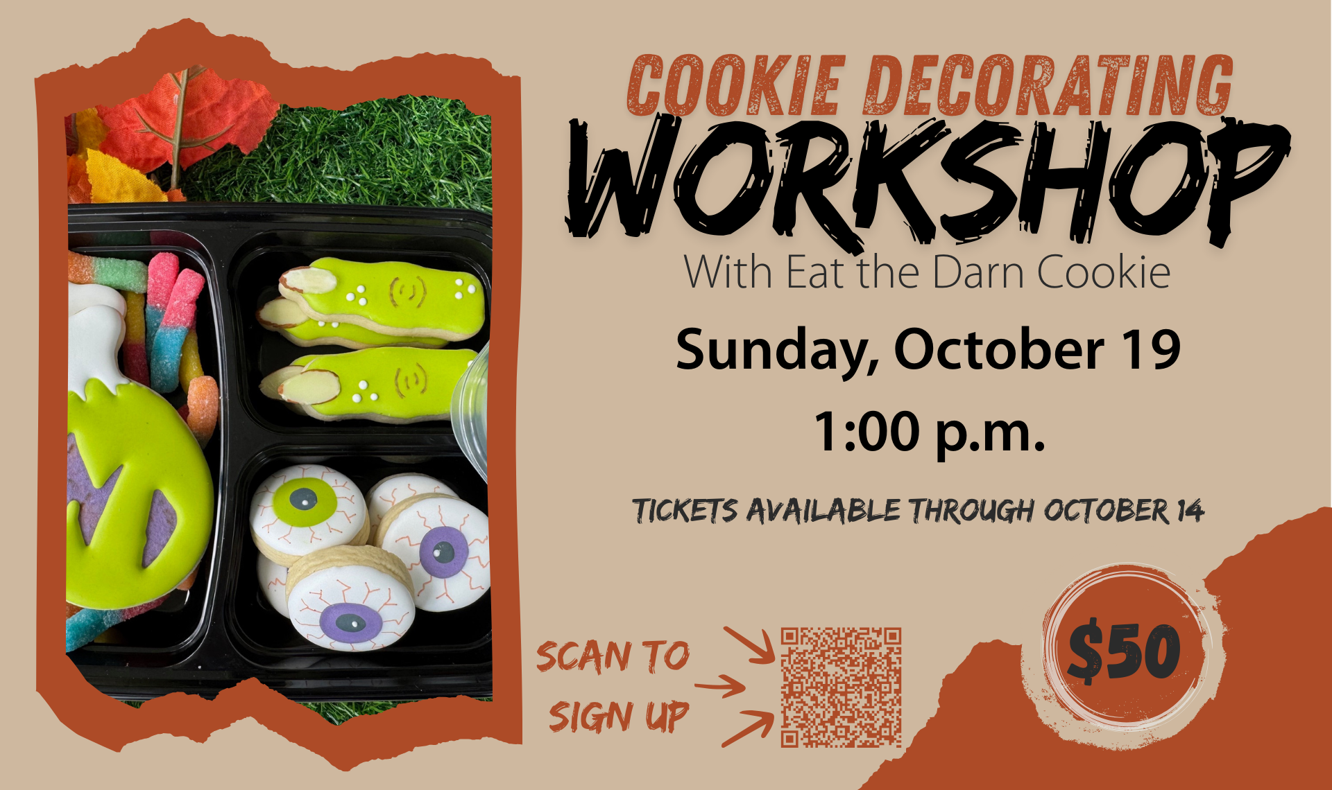 Cookie Decorating Workshop - October 19th, 2025